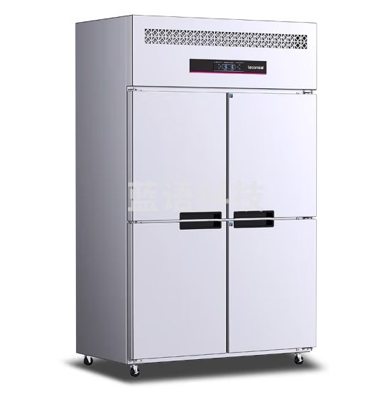 乐创（lecon）四门冰箱商用冰柜大容量立式厨房冰箱双温四开门冷藏柜冷冻柜六门风冷冰箱烘培插盘层架式冷藏冷冻 四门双温（冷藏+冷冻）