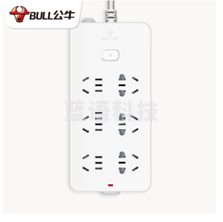 公牛GN-216 5米线 5孔6位 接线板插排插座