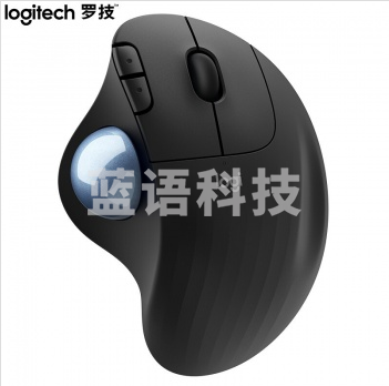 罗技无线鼠标 M575 无线轨迹球鼠标 黑色