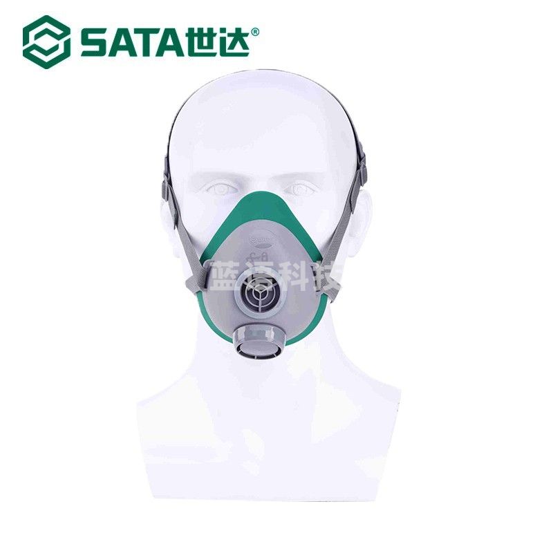 世达（SATA）硅胶防尘毒面罩（单盒）FH0601  防工业粉尘花粉雾霾劳保防护口罩 1个