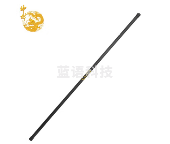 神龙 1.6米一体保安防暴棍 齐眉棍武术训练棍 PC防身棍应急棍 安防用品安保器材 【黑色】