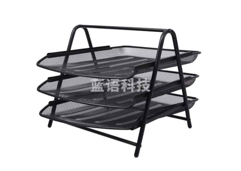 晨光(M&G)三层镂空收纳文件座文件盘ADM95179 黑色（套）