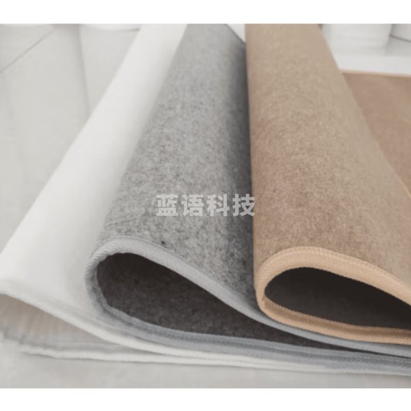 LISM 毛毡垫书画毡 培智学校用品毛笔练字书法专用加厚羊毛毡垫 可水洗写毛笔字 5mm-【加密耐磨羊毛】1.2m*2.4m包边 颜色备注