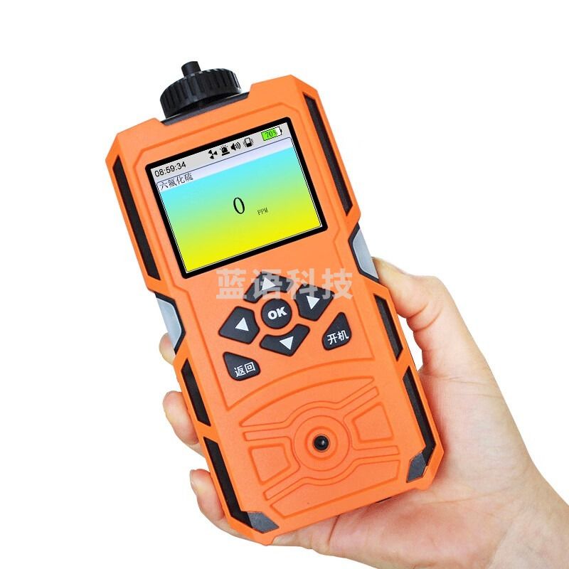艾科思泵吸气体检测仪便携式SF6报警仪有害气体探测报警器 安全用仪器