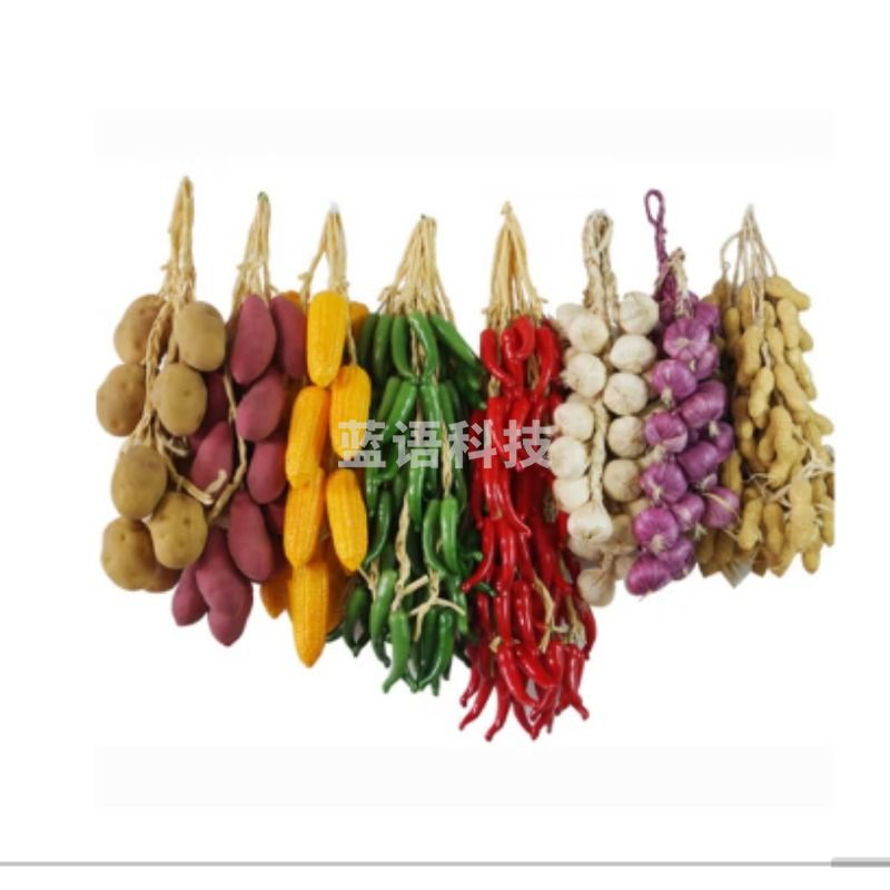华东师范大学出版社 ECNUP 假玉米红辣椒串大蒜农作物农家乐庭院仿真水果蔬菜挂串装饰品挂件