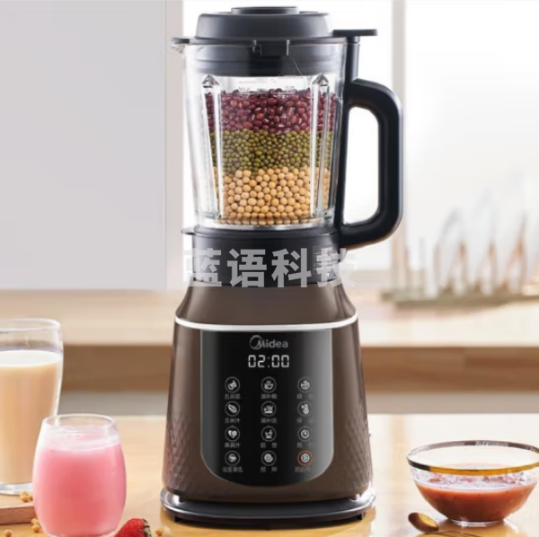 美的MJ-CBL4031 破壁机 料理搅拌 定时预约 高硼硅玻璃八页精钢刀头