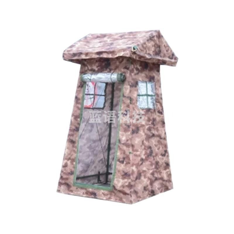 采之采  铁拳营 岗亭帐篷 迷彩单人岗哨帐篷 单人执勤站岗 荒漠迷彩 其他常用耗材