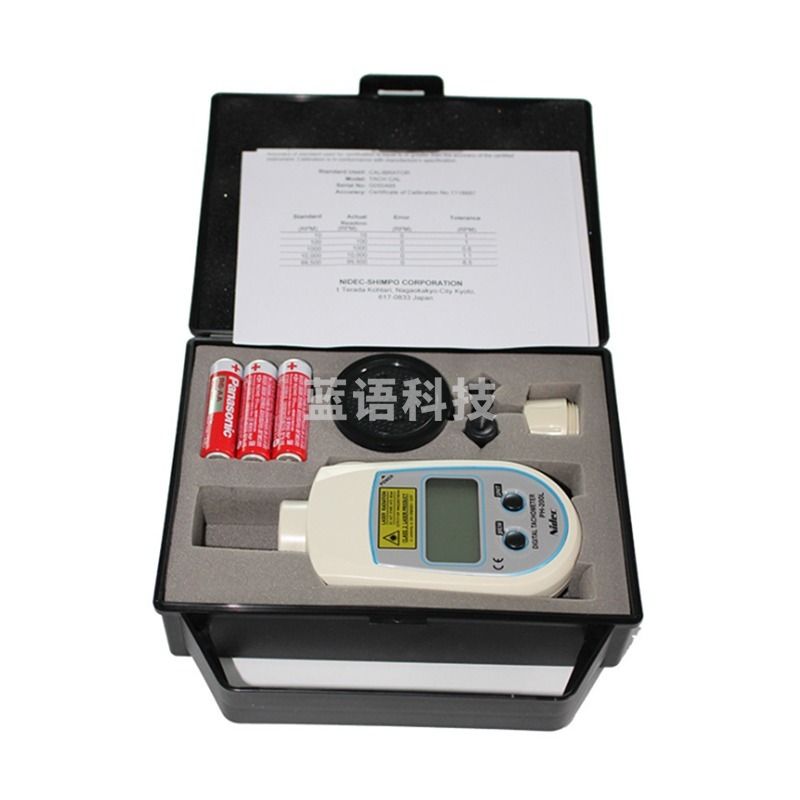 K日本力新宝转速表SHIMPO PH-200LC接触非接触式转速表 测速仪 安全用仪器