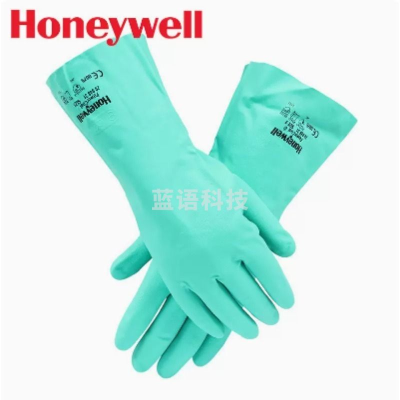 霍尼韦尔 防化手套实验室安全防护橡胶手套2094831(32cm加长款)