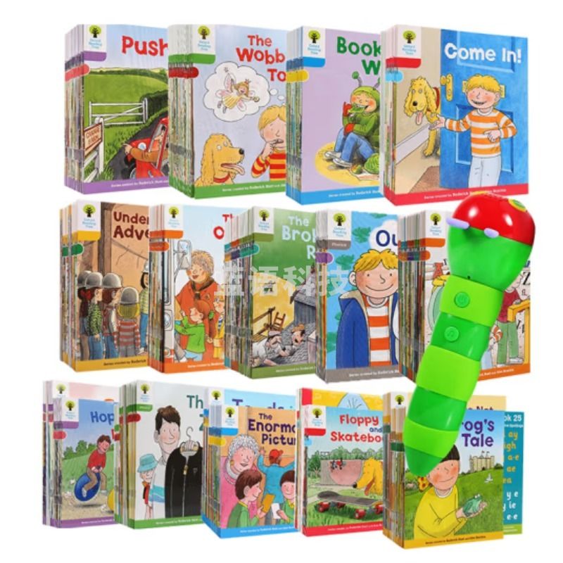 牛津 儿童英语分级阅读绘本 校园版全套绘本1-3-9阶404册 自然拼读+拓展阅读英文 其他学前教育