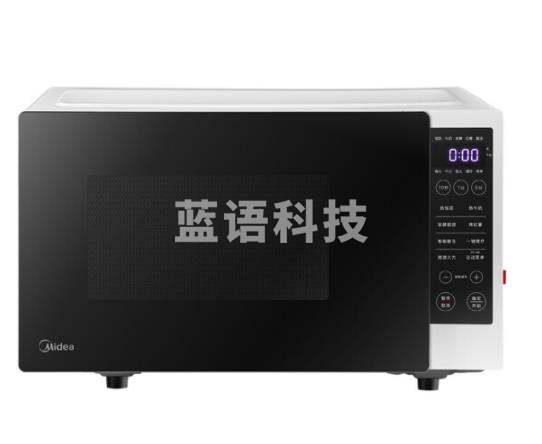 美的(Midea)PM23A0 23升快捷微波炉 智能解冻一键断电 LED显示屏 隐藏灯带 电子除味