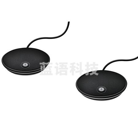 罗技（Logitech）会议系统外接麦克风 STMP100 适用于罗技CC3500e视频会议系统（2只）