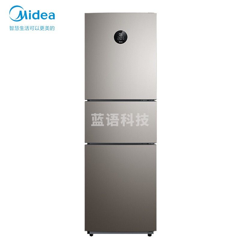 美的 (Midea ) 247升变频一级能效三门家用电冰箱风冷无霜小冰箱节能低噪BCD-247WTPZM(E)
