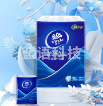 维达(Vinda)超韧手帕纸4层 纸手帕餐巾纸卫生纸小包纸巾 自然无香 4层36包