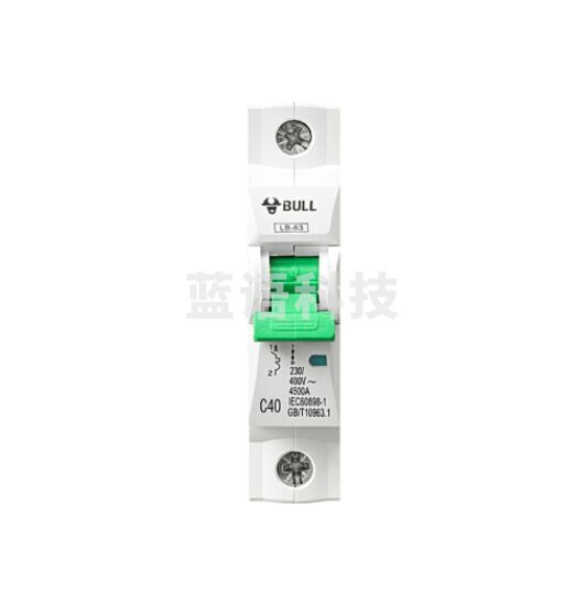 公牛(BULL) 空气开关 1P小型断路器 1P单极单进单出40A 家用电源空开 LB-63C40/1