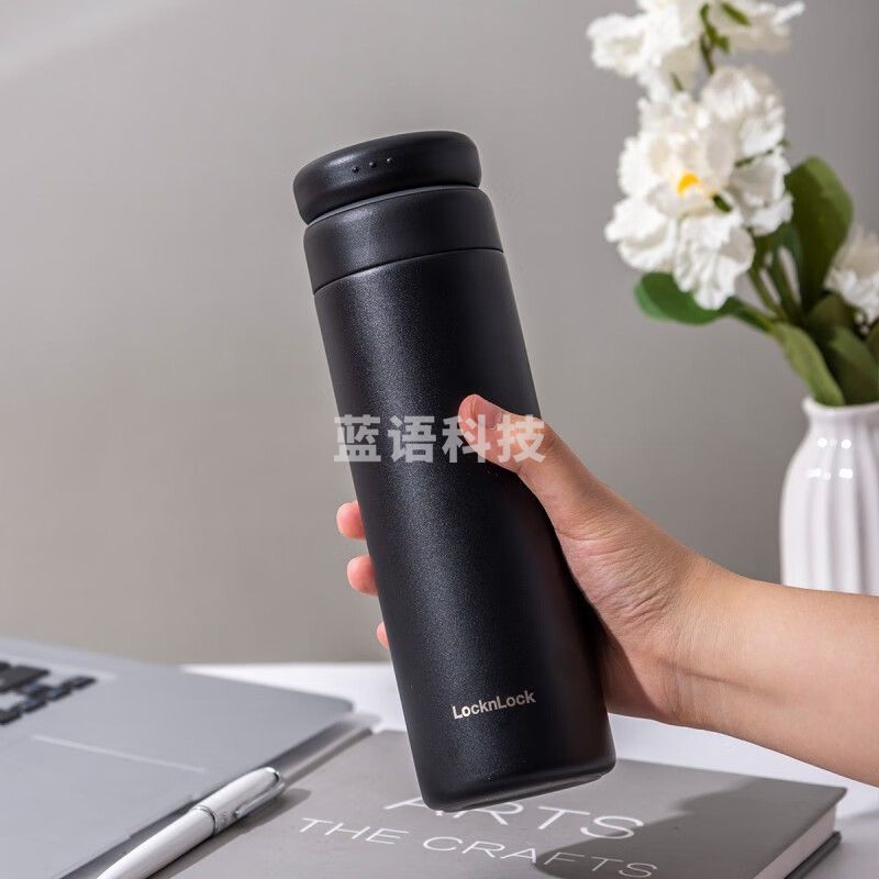 乐扣乐扣(LOCK&LOCK) 316不锈钢保温杯450ml黑色LHC3290