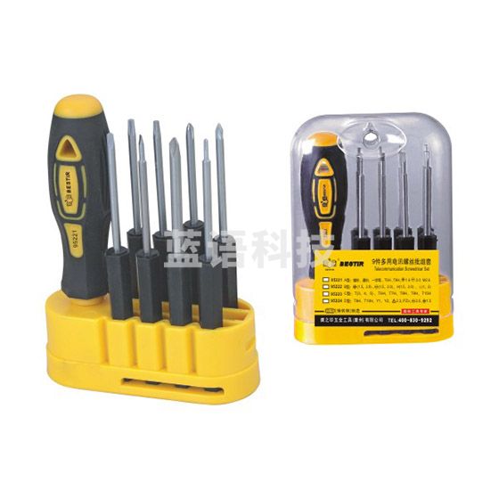 鹰之印(BESTIR)B9件多用电讯螺丝批N95222/B型