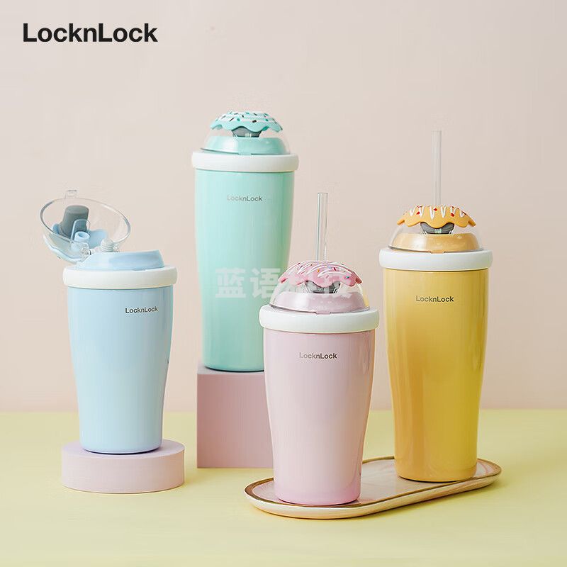 乐扣乐扣(LOCK&LOCK) 咖啡保温杯316不锈钢400ml黄色LHC3301