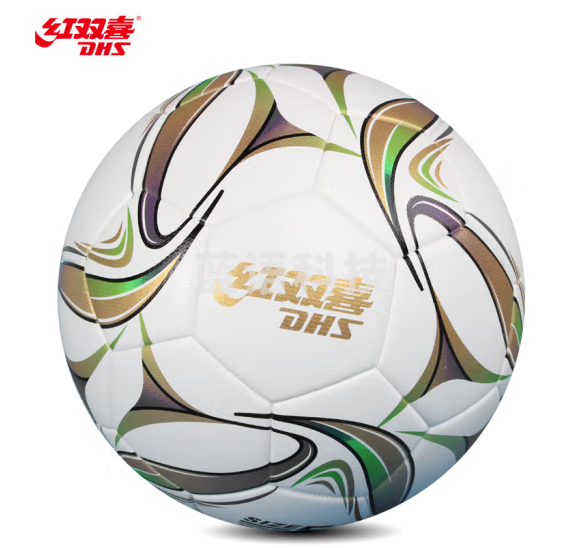 红双喜足球5号足球室内外通用足球成人学生儿童TPU足球 耐磨FS156B白金足球