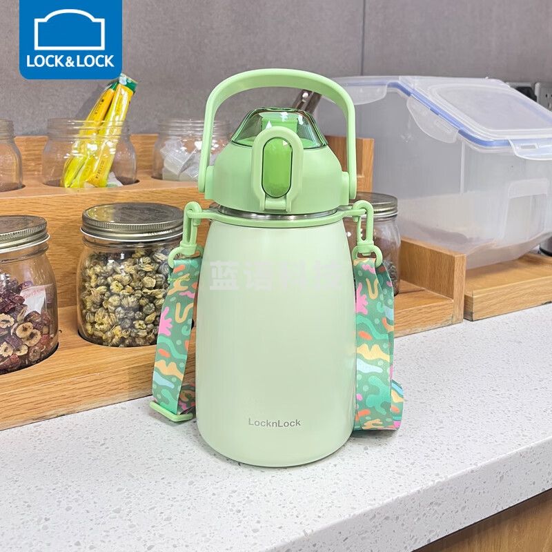 乐扣乐扣(LOCK&LOCK) 大肚保温杯316不锈钢1.5L绿色LHC3312