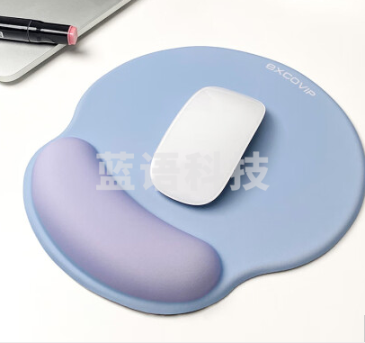 宜适酷(EXCO)鼠标垫 手腕垫电脑办公游戏记忆棉护腕鼠标垫
