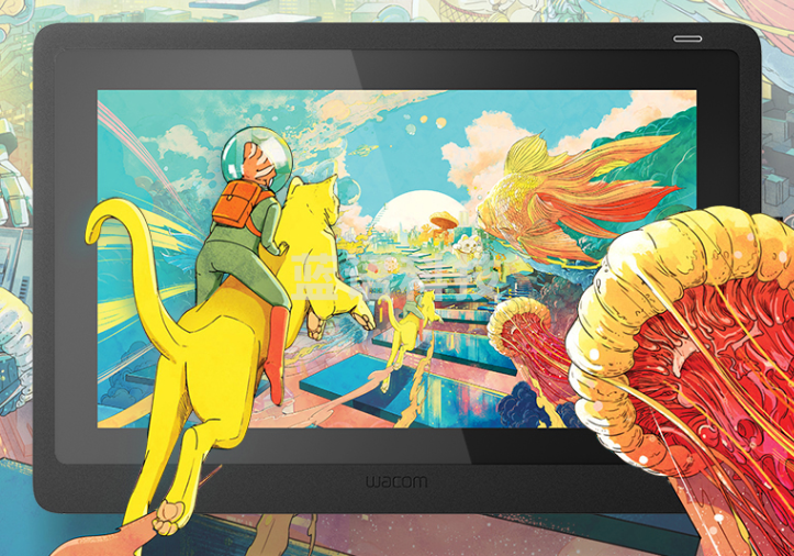 和冠 新帝Cintiq DTK1661 创意液晶数位屏 绘画屏 手绘屏 显示屏 绘图屏 15.6英寸数位屏