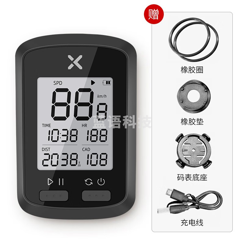 西骑者（West Biking） 行者小G自行车GPS码表公路车山地车单车无线速度骑行 里程表 G+【国际版】 计费与里程表