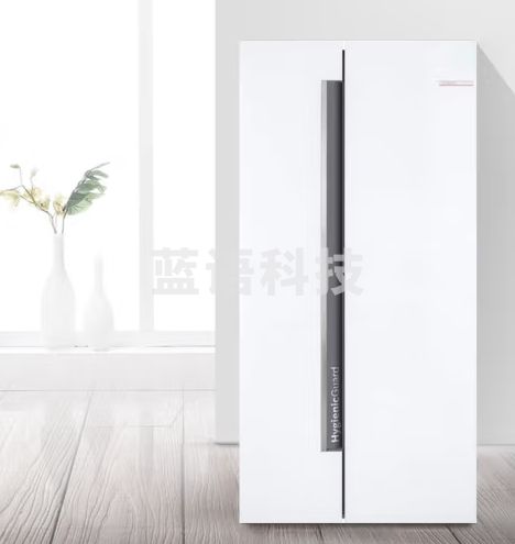 博世（BOSCH）冰箱双开门630L 变频 对开门 2cm安心放置 智能精控恒温 铂金净风 一级能效V127C 白色