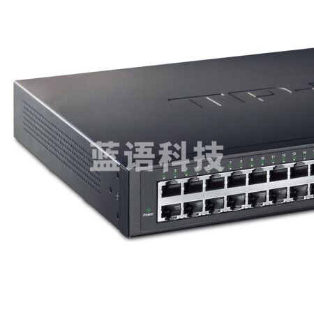 TP-LINK 48口全千兆非网管交换机 企业级交换器 监控网络网线分线器 分流器 TL-SG1048