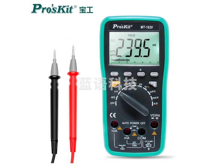 宝工（Pro'skit） MT-1820 3 5/6双显示联机型多功能万用表
