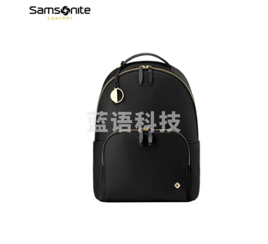 新秀丽（Samsonite）电脑包双肩包13英寸背包女书包 商务通勤旅行包休闲时尚 NO3 黑色