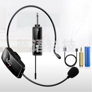 索爱 soaiy SA-WD19 头戴式无线麦克风话筒 无杂音防干扰