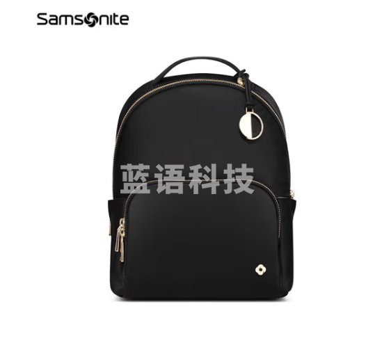 新秀丽（Samsonite）电脑包双肩包11.6英寸背包女书包商务通勤旅行包休闲时尚NO3黑色
