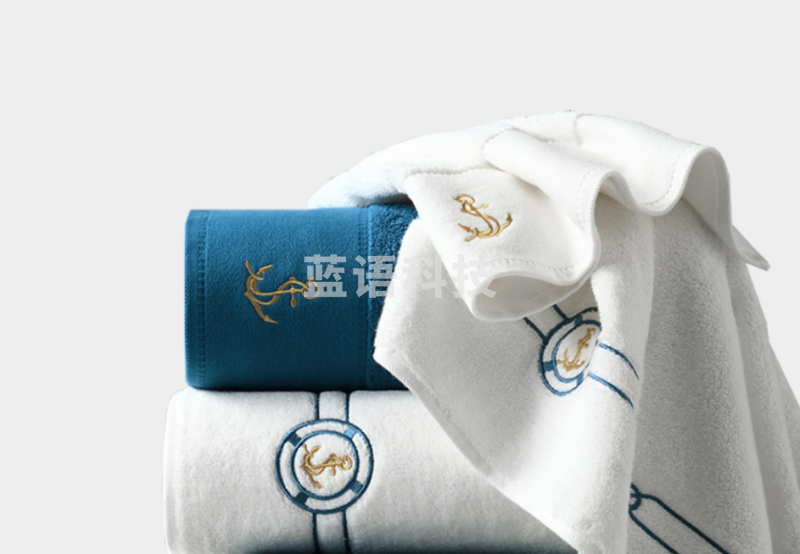 康尔馨 新疆长绒棉大浴巾加大加厚 纯棉浴巾 孔雀蓝150cm*80cm/800g