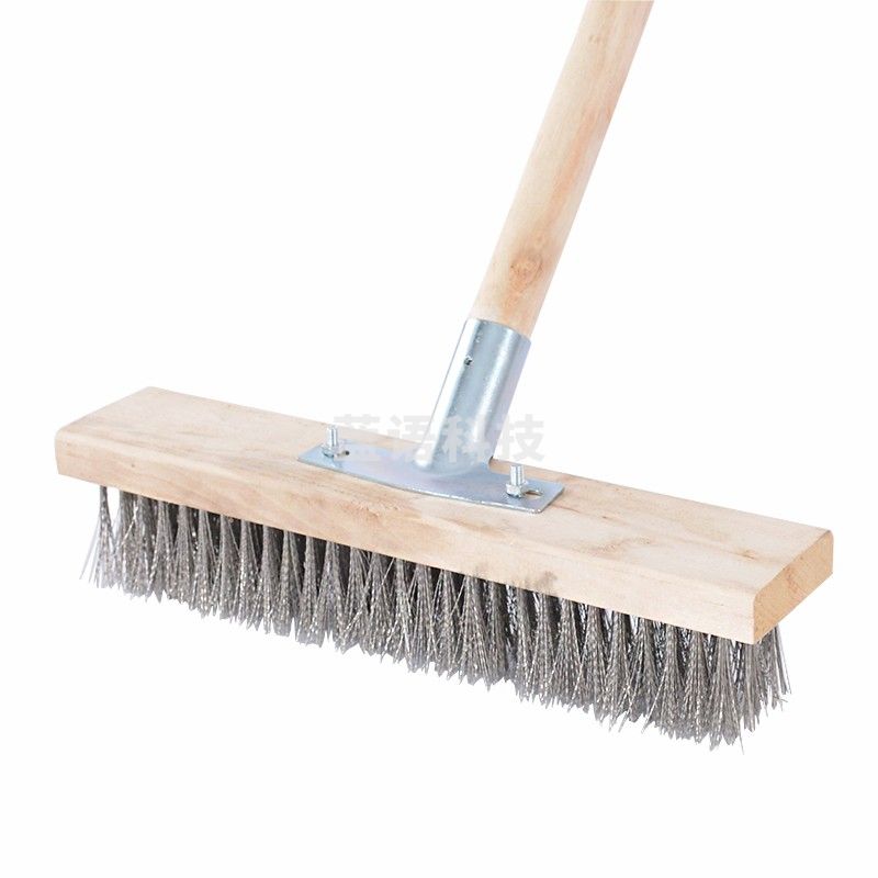 卫洋 WYDS001 不锈钢地刷钢丝刷 20cm 清洁地面污渍地板刷硬毛刷子
