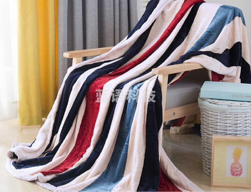 雅鹿·自由自在 毛毯加厚法兰绒毯子 200*230cm多彩人生