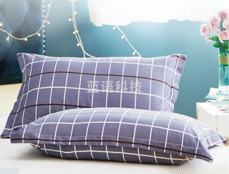 雅鹿·自由自在 纯棉枕头套 单人全棉加厚枕套 48*74cm索菲格（只）