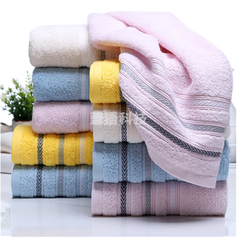 纯棉吸水  洗脸毛巾  70*33cm 98g/条 混色