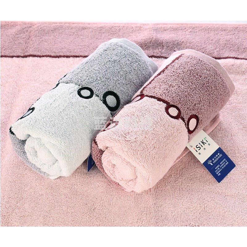 金号毛巾家纺纯棉加厚吸水面巾洗脸巾145g尺寸72*35 SK8105（红/灰两色可选