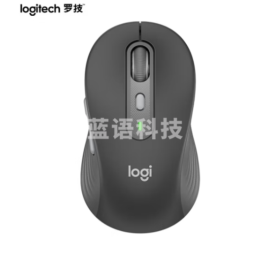 罗技(Logitech)M750M 通用版鼠标 无线蓝牙鼠标 静音鼠标 对称鼠标 黑色 带Logi Bolt USB接收器