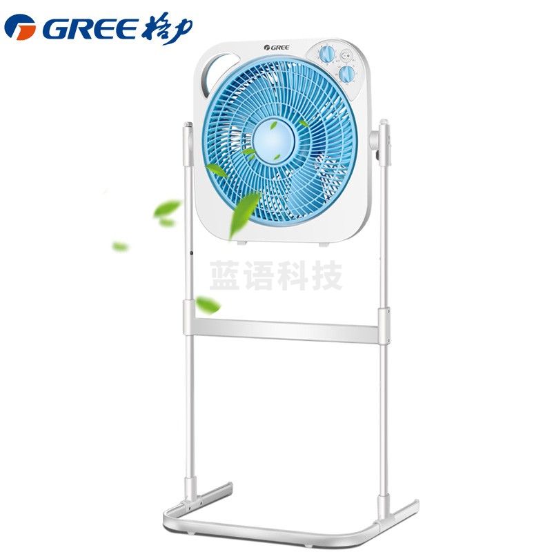 格力(GREE)电风扇家用升降式落地扇定时节能宿舍卧室办公室风扇转页扇KYS-30X60 180°俯仰调节