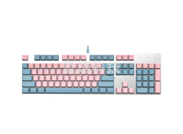 联想 MK5 青轴有线机械键盘 RGB光效 适用拯救者R9000P/Y7000 游戏电竞办公键盘 104键