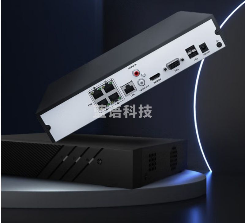 海康威视网络硬盘录像机监控4路POE网线供电NVR满配4个摄像头带6T硬盘DS-7804N-K1/4P