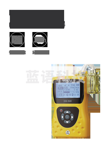 国技 EM-500  便携式恒流气体采样器  10-600ml/min