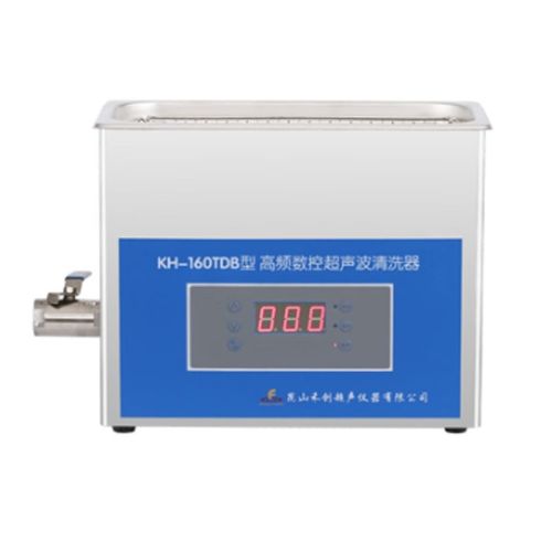 JISENPUER 昆山禾创KH-160TDB台式高频数控超声波清洗器实验室清洗机 80 KHz KH-160TDB