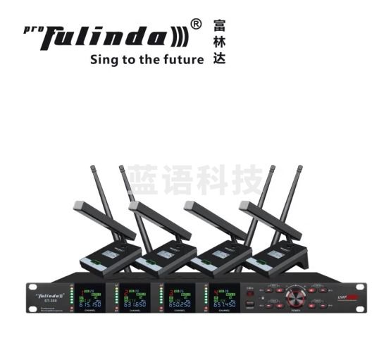 富林达（proFulinda） ST-308专业一拖四领夹无线话筒桌面鹅颈会议舞台演讲头戴麦克风会议 803会议(短杆)
