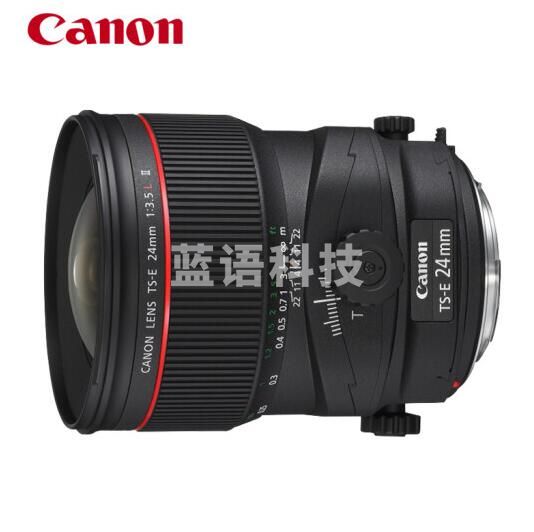 佳能(Canon)TS-E 24mm f/3.5L II移轴镜头 全画幅单反相机镜头 L级红圈广角移轴镜头