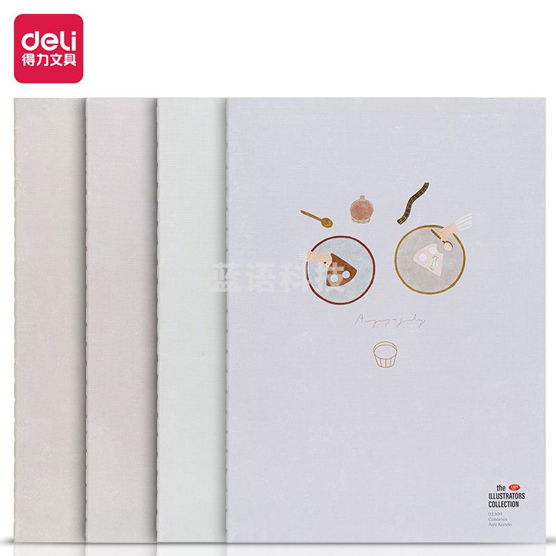 得力FB540插画师联名 缝线本 B5 40张/本（时光浅末2）（本）