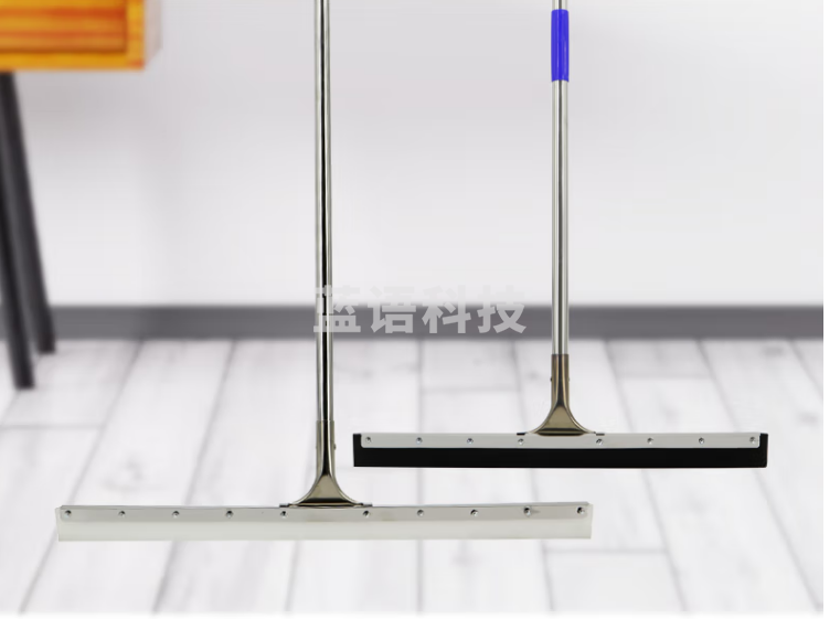 不锈钢杆地刮 卫生间地面清洁刮推水器刮水器 黑色 60cm宽