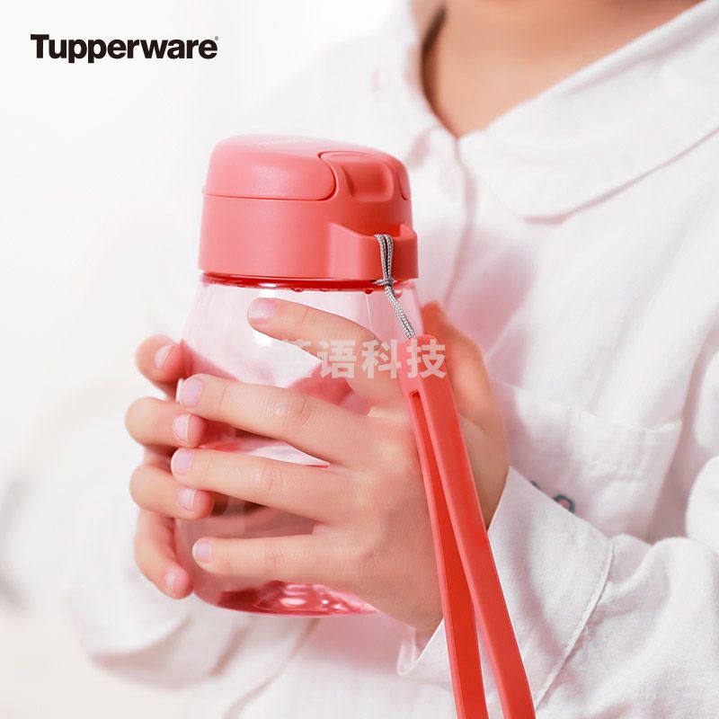 特百惠(Tupperware)350ml企鹅嘟嘟杯 西瓜红